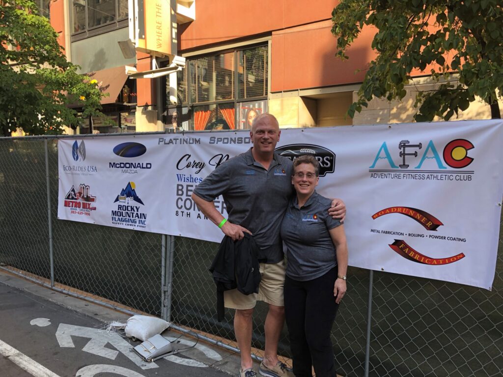 General Manager Mike May and Owner Susan Schaffner