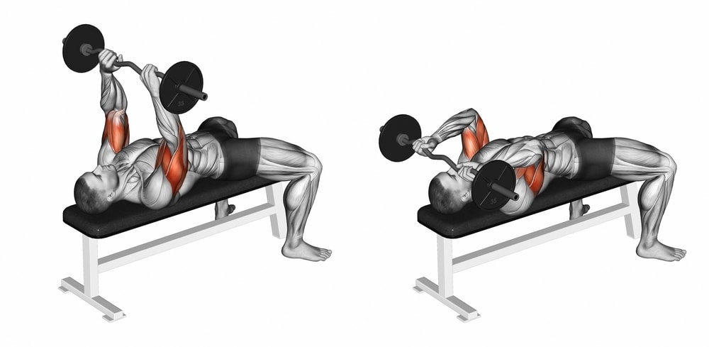 Laying Dumbbell Back Extension