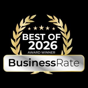 Best of 2026 BusinessRate Award logo
