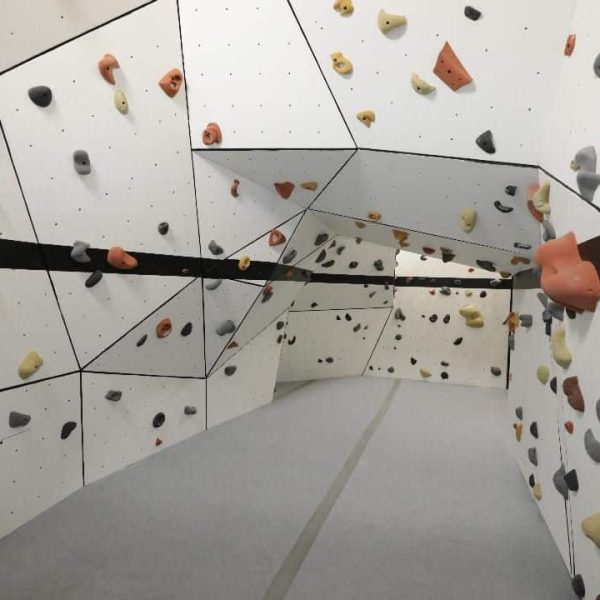 Climbing cave at AFAC gym