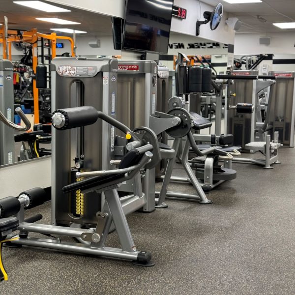 Strength training machines at AFAC gym